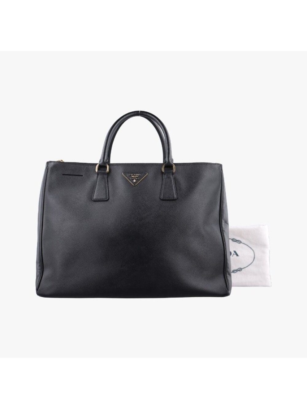 Prada Galleria Black Saffiano Leather